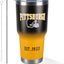 Taza café auto aislada 30oz con tapa popote deporte viaje