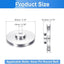 2 Pzas Polea Correa Aluminio 10mm 80mm Hexagonal PU