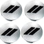 Set 4 tapas llanta rojo para Dodge Charger Durango Dart