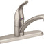 Grifo cocina arco bajo acero inox resistente manchas