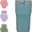 Vaso térmico acero inox 20oz con tapa color azul