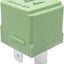 2 Relés Automotrices 40A 12V CC 4 Pines SPST Bajo Calor