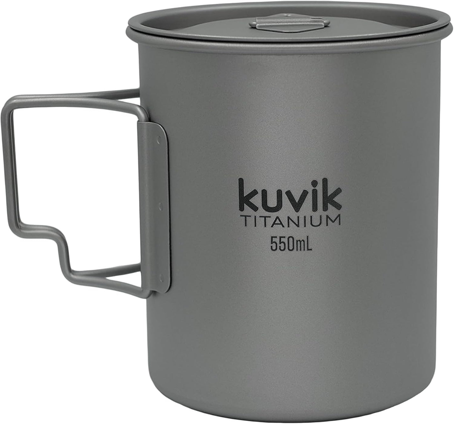 Vaso titanio tapa 18.6oz ultraligero compacto