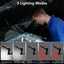 Luz trabajo recargable magnética 800lm 5 modos plegable