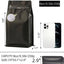 Bolsas café aluminio 8oz 50uds sellado térmico negro