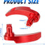 Kit elevador alforja motocicleta Harley 2014-21 Rojo