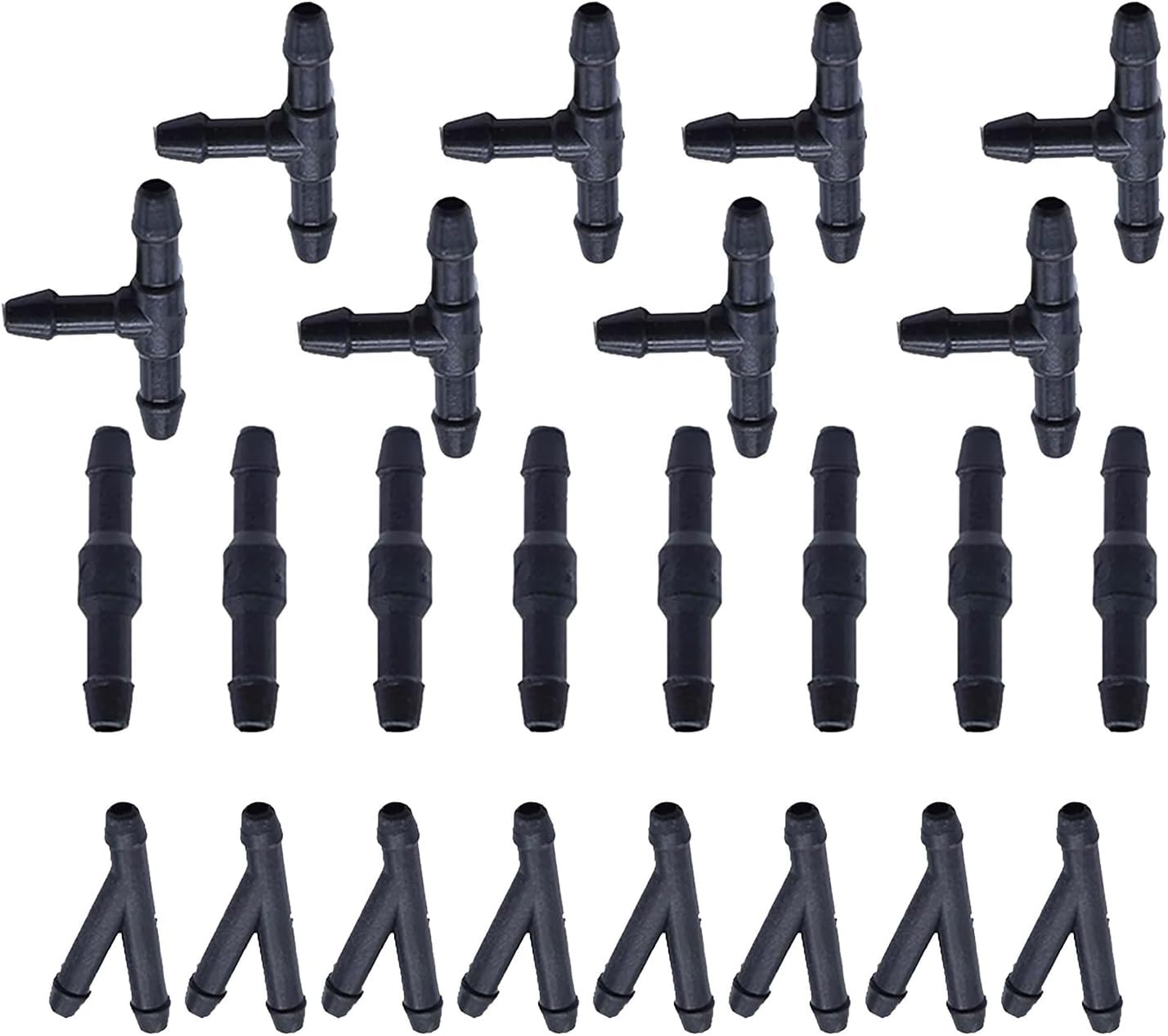 Kit conector manguera limpiaparabrisas 24pzas tipo T e I