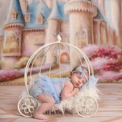 Traje foto recién nacida niña disfraz princesa encaje