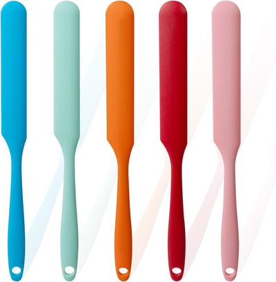 5 Espátulas Silicona para Frascos 9.45pulg