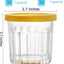 4 Tarros Vidrio 13oz Tapa Antifuga Mermelada