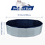 Caja parto gatos piscina plegable fácil limpieza