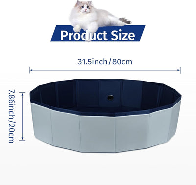 Caja parto gatos piscina plegable fácil limpieza
