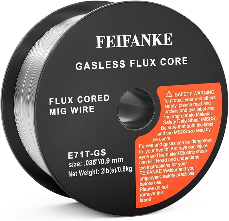 Alambre soldadura MIG E71T-GS 0.035pulg sin gas 2lb