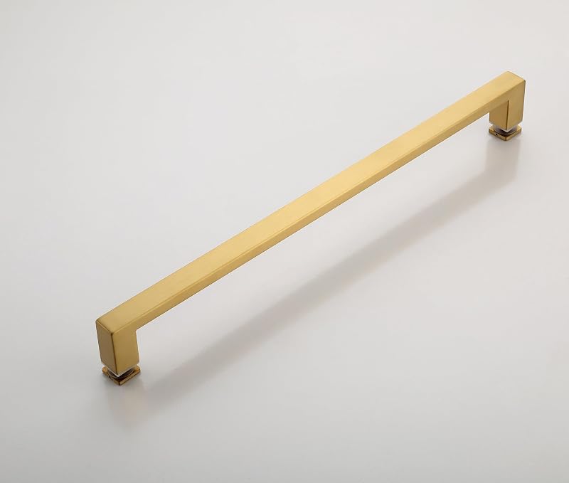 Tirador puerta ducha vidrio 20" acero inox oro cepillado