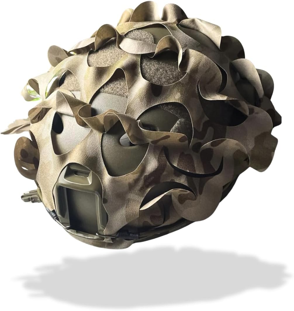 Casco camuflaje Ghillie para Hi-Cut Fast EXFIL