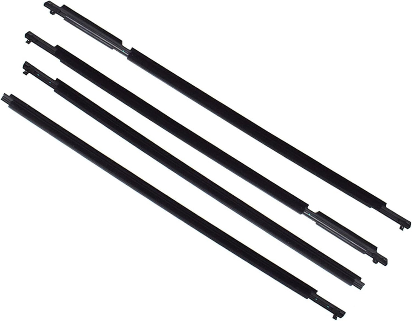 4 Pzas Burlete Negro para Ventana RAV4 09-12