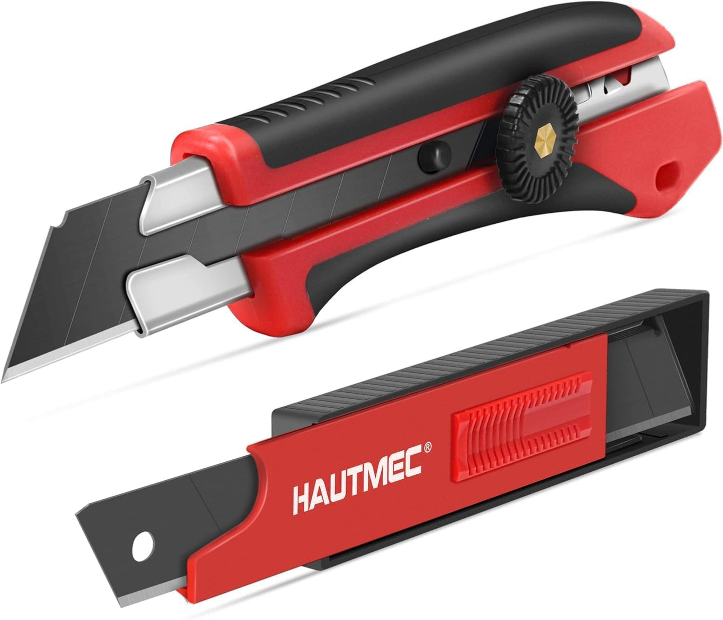 Cuchillo utilitario 25mm con 10 cuchillas HT0251-KN
