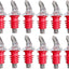 12 Boquillas Rojas Medianas para Botellas 25.4oz 1L 1.75L