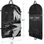 Bolsa ropa baile 40" 5 bolsillos transparentes negro