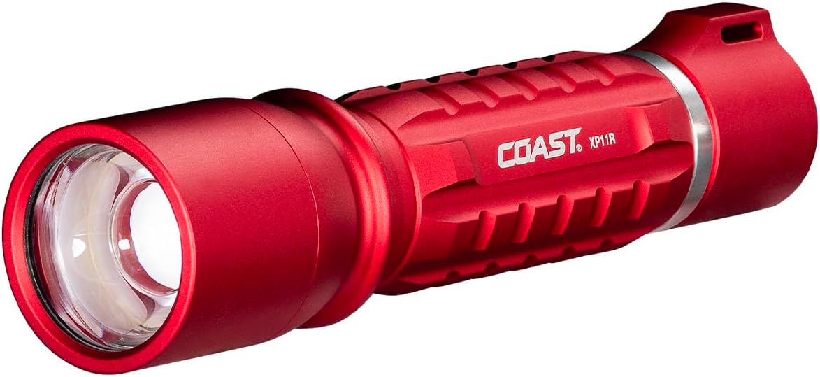Linterna LED USB-C 2600lúmenes Pure Beam 4 modos color rojo