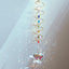 Atrapasoles cristal con corazón y doble espiral para ventana