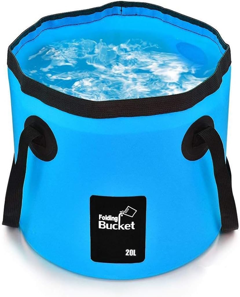 Contenedor agua plegable 20L para campamento y viajes