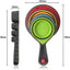 Set 8 Pzas Tazas y Cucharas Medidoras Silicona
