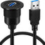 Extensión USB 3.0 macho a hembra para auto 3ft