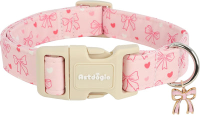 Collar ajustable algodón perros S para hembras