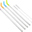 Pajitas reutilizables acero inox 18/8 14.5pulg para batidos