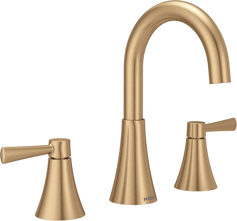 Grifo baño moderno dos manijas oro broncado 84023BZG