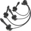 Set 4 cables bujía comp Toyota Corolla L4 1.8L