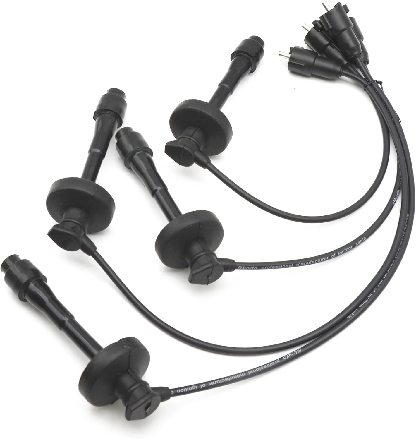 Set 4 cables bujía comp Toyota Corolla L4 1.8L