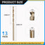 Broca M35 cobalto 5% acero inox 1/16pulg 135° 13uds