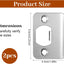 2 Pzas Placas Golpeo Puerta Interior Universal Redondas