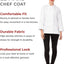 Abrigo chef Le Mans para mujer