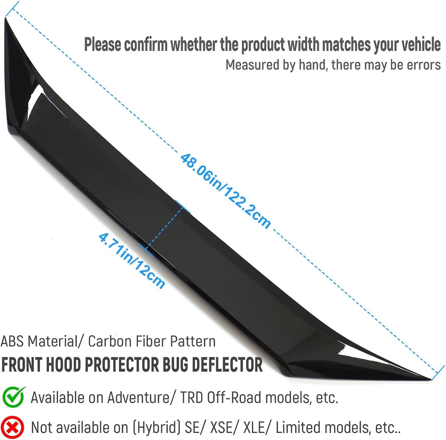 Protector capó delantero RAV4 2019-2025 deflector insectos