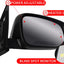 Espejo lateral pasajero negro 8 pines para Toyota RAV4