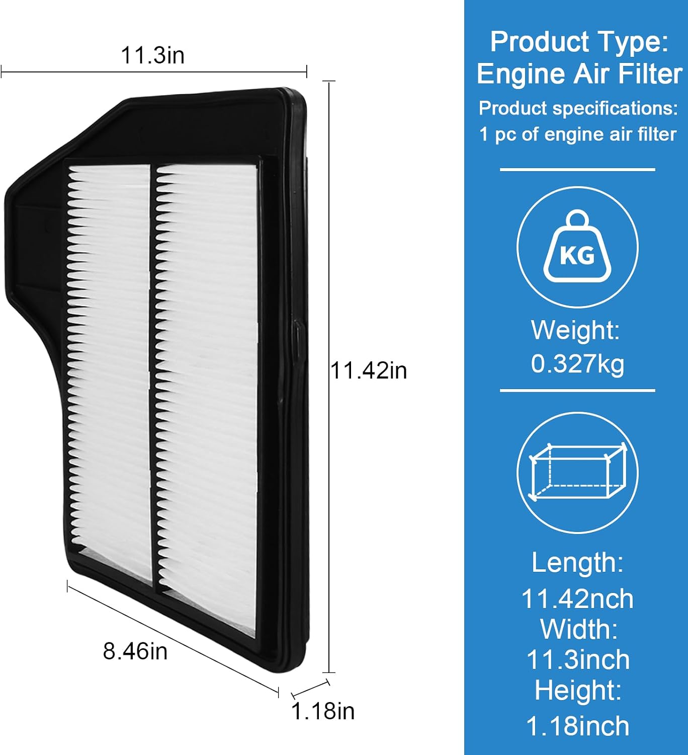 Filtro aire motor Nissan Altima 2.5L 13-18