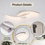 Luz tocador baño 23.62pulg níquel cepillado LED regulable