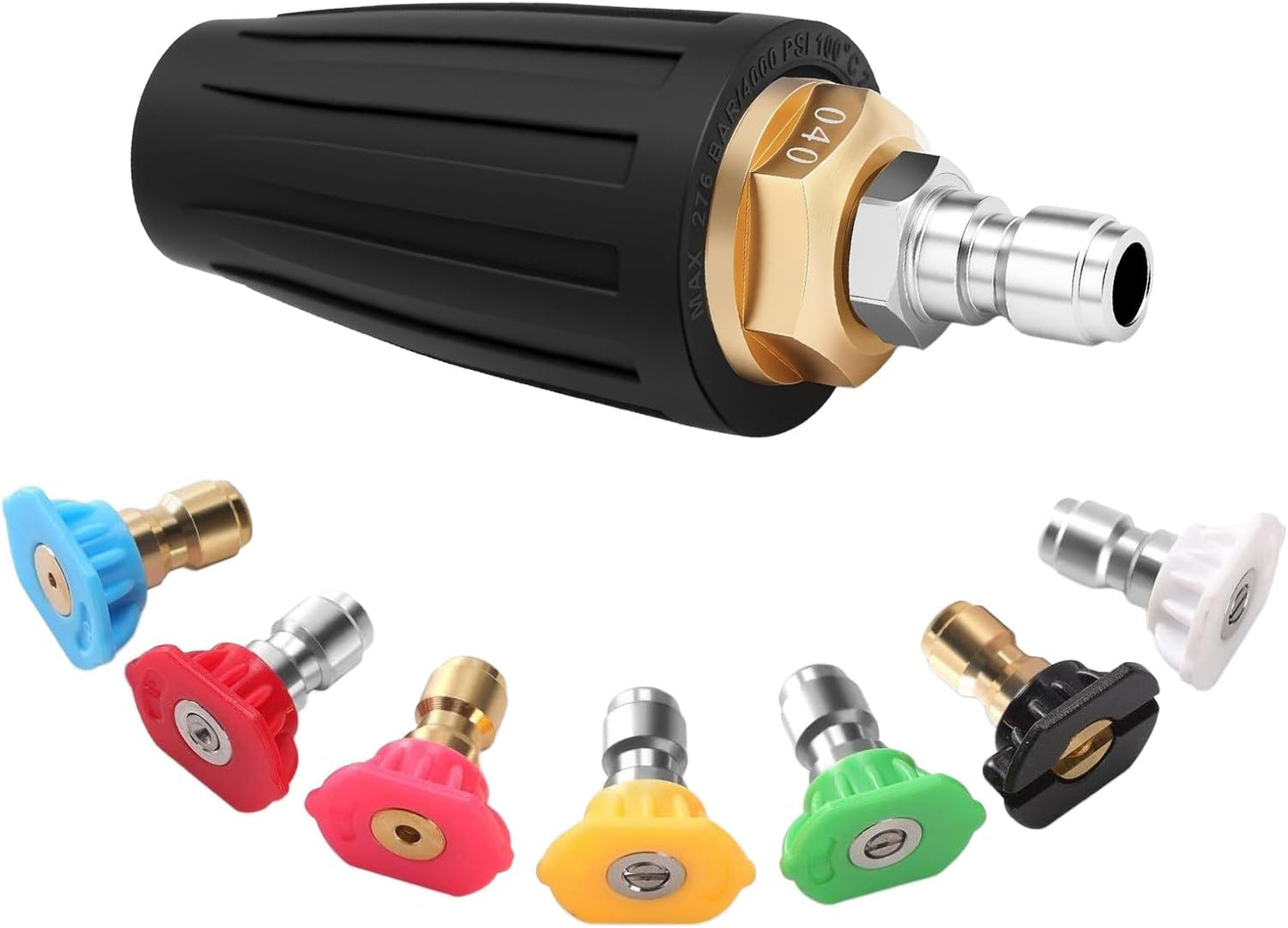 Boquilla turbo lavadora presión 4000 PSI 7 puntas 0-65