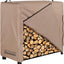 Cubierta impermeable soporte leña 4ft resistente aire libre