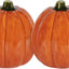 Set 2 Saleros Pimenteros Cerámica Calabaza Naranja 2.25pulg