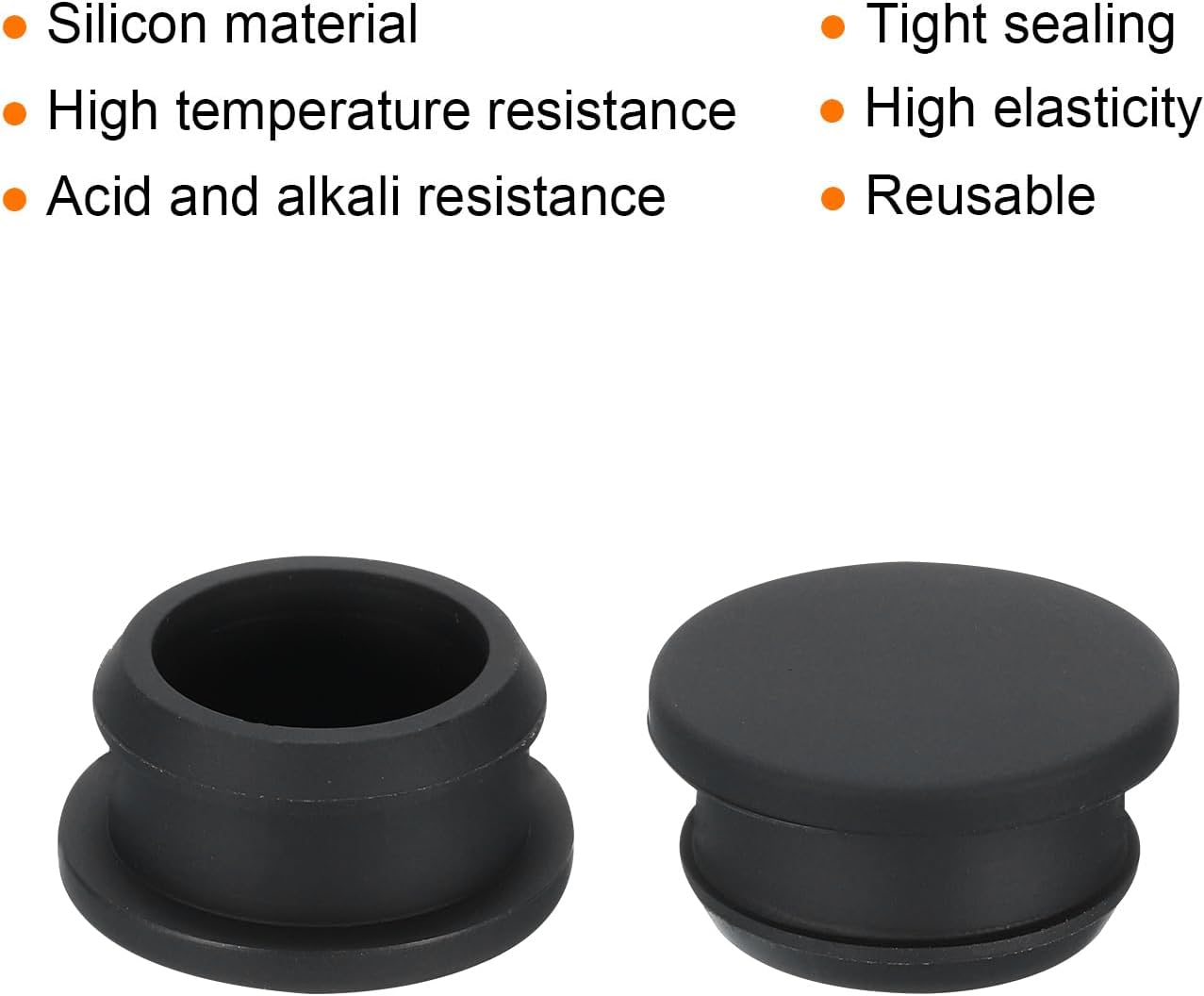 Tapones silicona clic para mamparos cocina 26mm