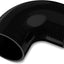 Acoplador codo 90 grados manguera silicona 4 capas 3.5pulg