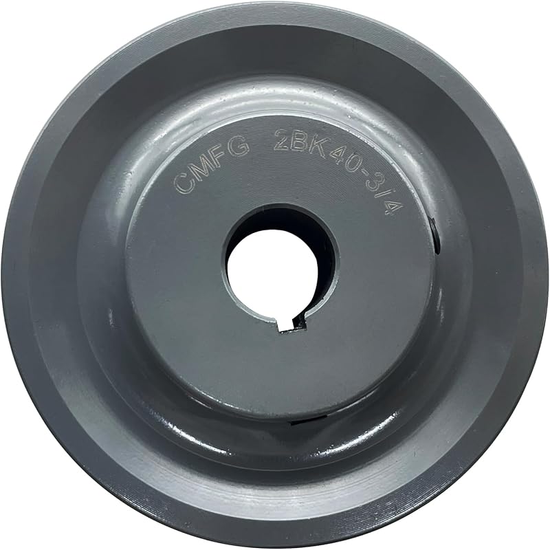 Polea correa en V hierro fundido 3.95" BK doble ranura