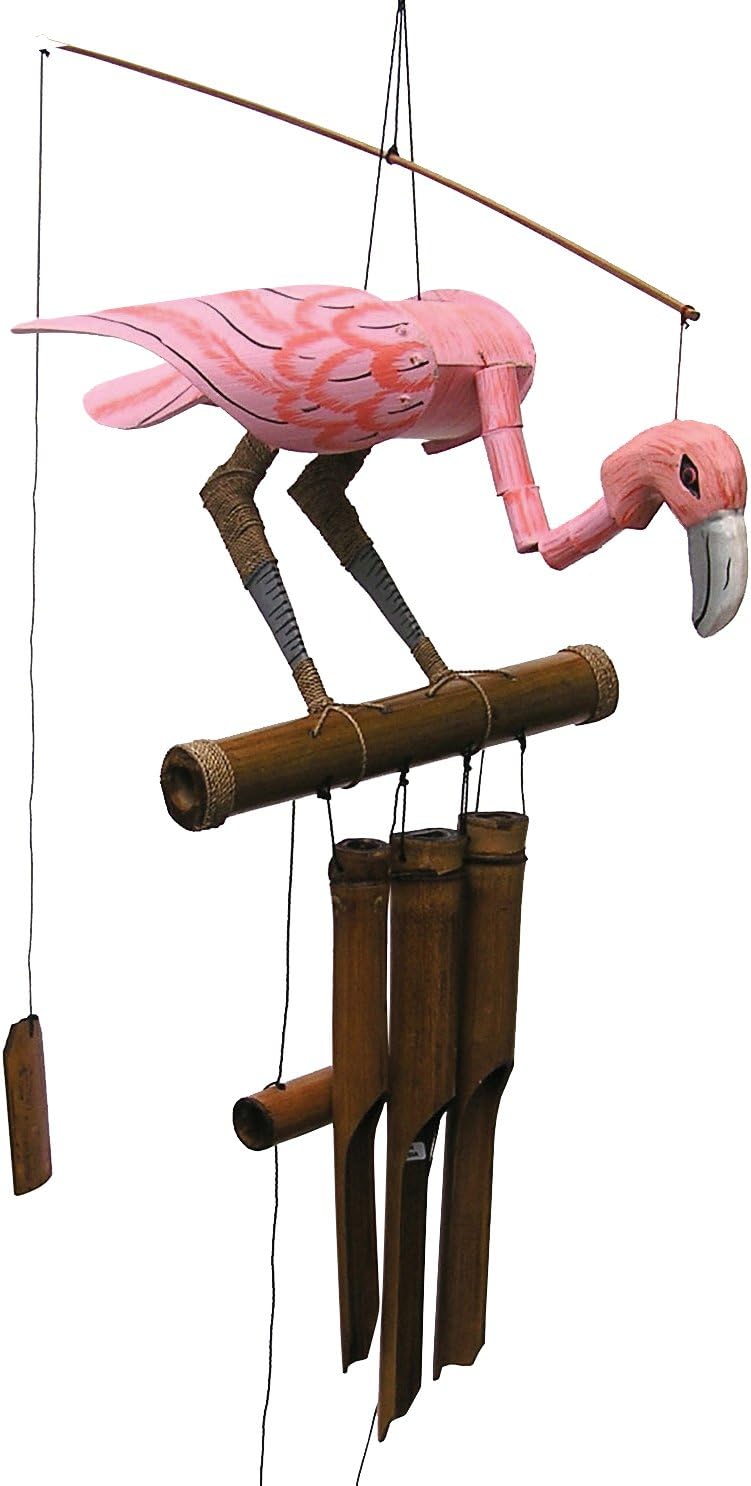 Campana viento flamenco rosa 173