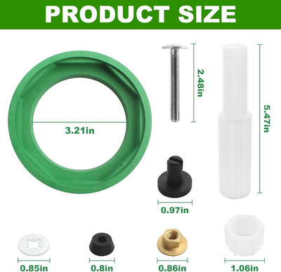 Kit acoplamiento tanque cuenco American Standard 4 pzas