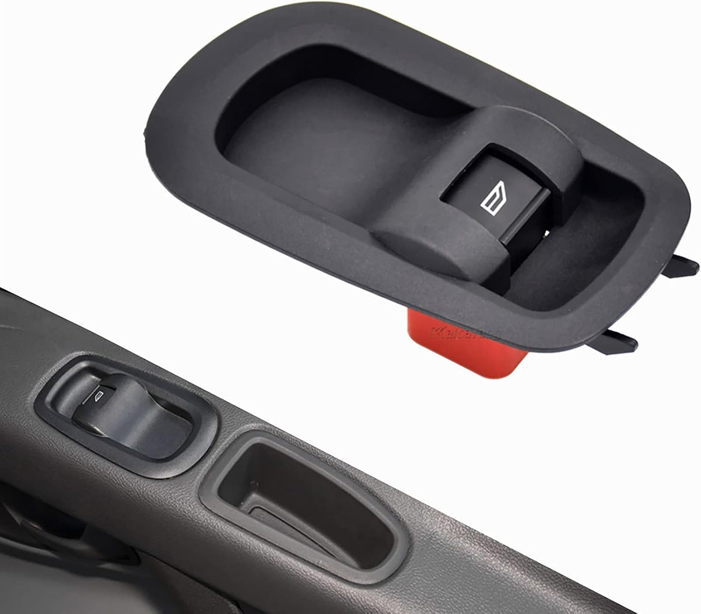 Botón regulador interruptor ventana Ford Transit 14-20 negro