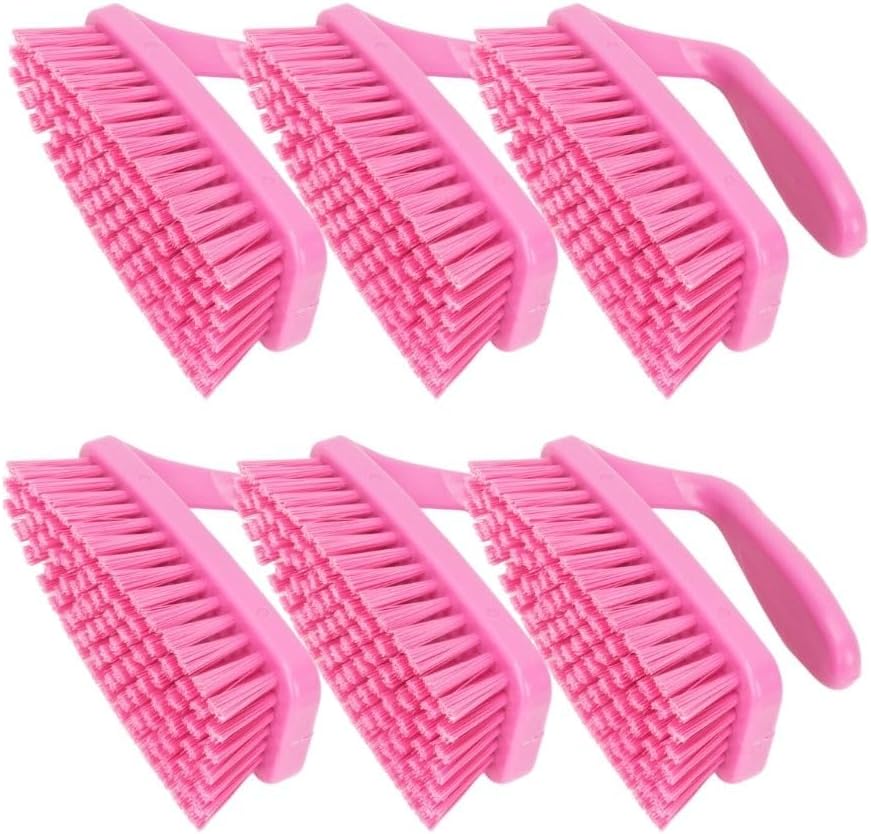 Cepillo limpieza hierro cerdas rígidas cocina baño ducha 6pulg